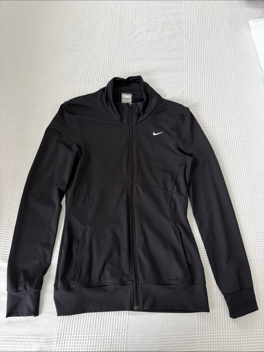 Nike Women’s Black Full-Zip Athletic Bomber Jacket